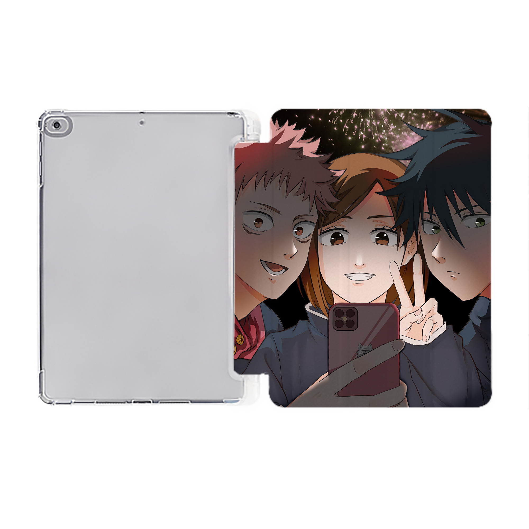 （画像用） SPY×FAMILY间谍家家酒 IPad ケース ペン収納付き 三つ折りスタンド PUレザー×シリコン 対応機種9.5/10.5/10.9インチ